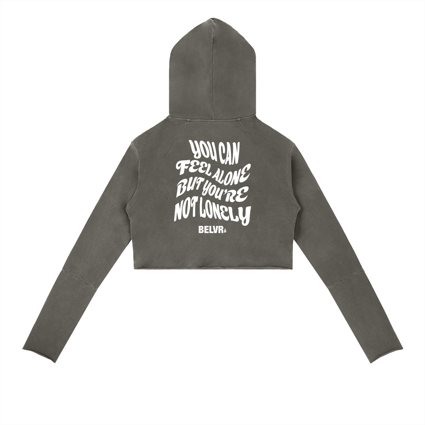 Vintage Washed Raw Edge Hoodie